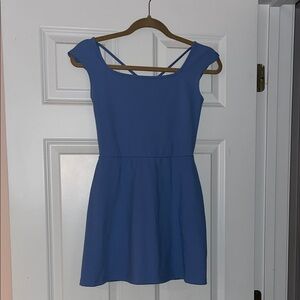 wild fable Light Blue Scoop Neck Dress